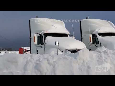 11-19-2022 Orchard Park, NY - Abandoned Vehicles, Stuck Semi's, Lake Effect Snow Storm Clean-Up