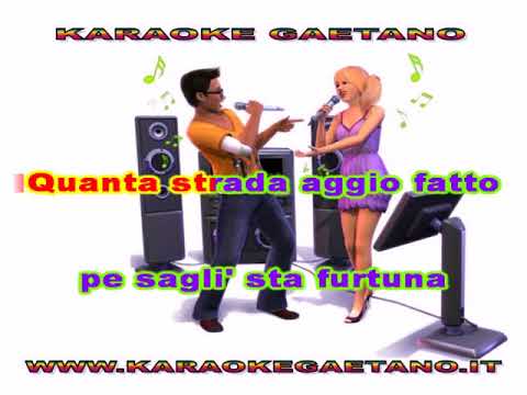Nino D'angelo Senza giacca e cravatta karaoke con voce donna