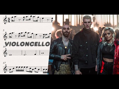 Machine Gun Kelly, X Ambassadors & Bebe Rexha – Home Violoncello Sheet Music - Tutorial