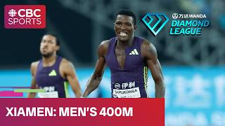 Mens 400m featuring Canada’s Christopher Morales Williams at Xiamen Diamond League meet