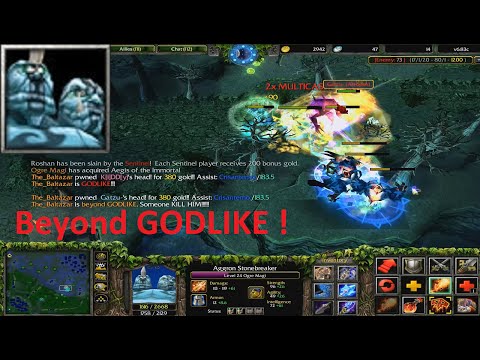 DotA 6.83c - Ogre Magi Beyond GODLIKE !