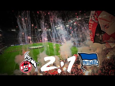 Köln - Hertha BSC 2:1 DFB Pokal Stimmung Ultras Köln|Last Minute Tor