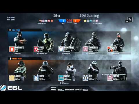 ESL EU Go4R6 (PC) Feb Finals GiFu vs TCM-Gaming