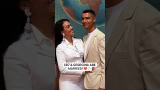 Cristiano Ronaldo &amp; Georgina Rodríguez Are Married! ❤️💍 | CR7 Wedding#ronaldo #georgina #wedding