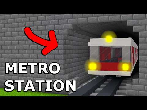 Minecraft: 15+ Metro Station Build Hacks!