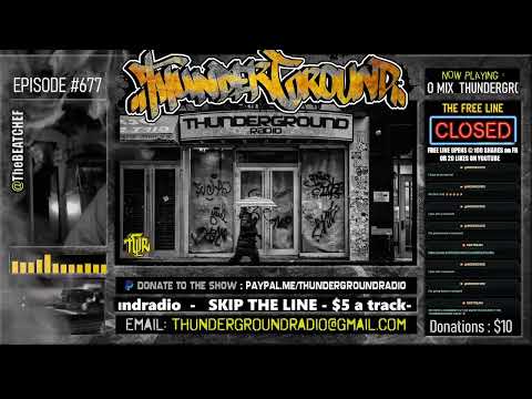 SUBMIT YOUR MUSIC !  -- THUNDERGROUND RADIO - EP #677 - Submit your music ! #Boombap