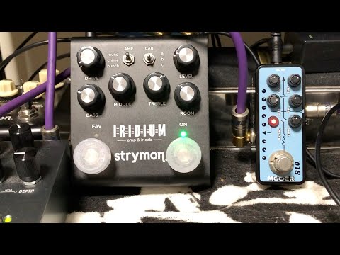 Mooer Micro preamp 018 Custom 100 Soundcheck with Strymon Iridium [一番好きなアンプのモデリングプリアンプをタメシビキ]