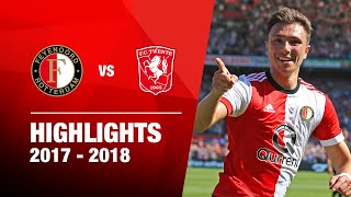 Highlights | Feyenoord - FC Twente | Eredivisie 2017-2018 Highlights | Feyenoord - FC Twente | Eredivisie 2017-2018