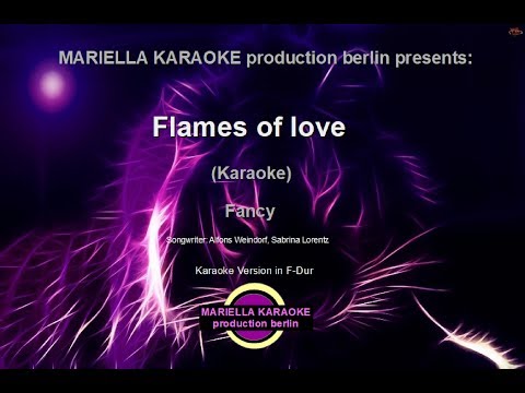 Fancy   Flames of love (Karaoke Version)