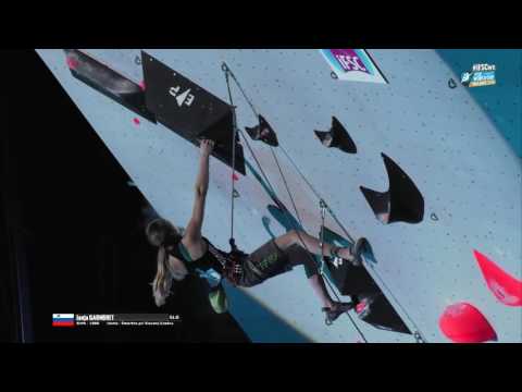 IFSC Climbing World Cup Villars 2016   Lead   Finals   Women   Janja Garnbret mp4