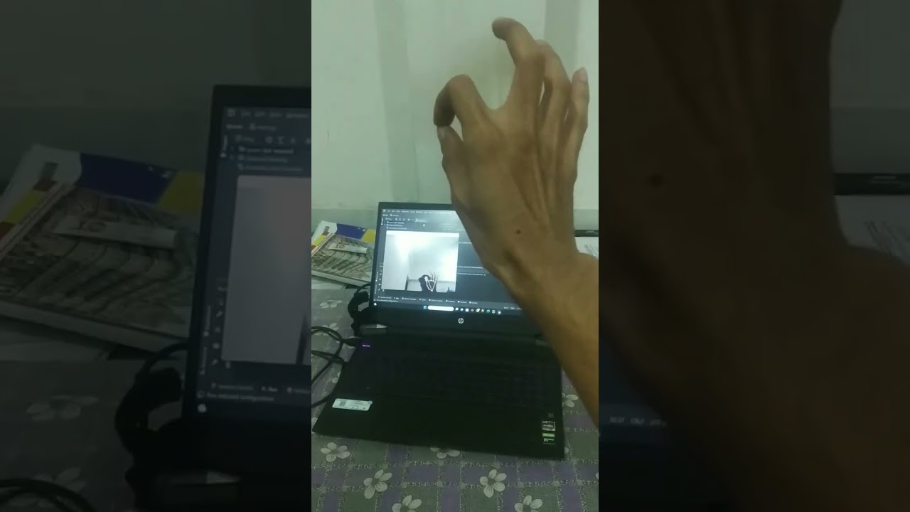 Gesture control Home light using Arduino #arduino #servo #viral  #technology #python