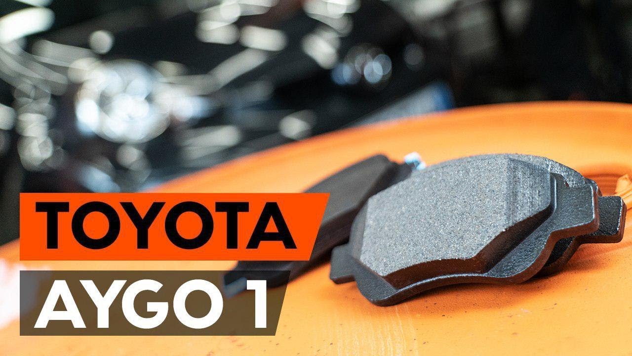 Jak vyměnit přední brzdové destičky na Toyota Aygo AB1 – návod k výměně