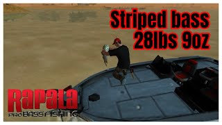 Download lagu Striped Bass 28lbs 9oz - Rapala Pro Bass Fishing PSP mp3