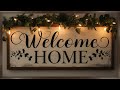Welcome Home Sign 4K Wallpaper Screensaver TV Art Frame Art