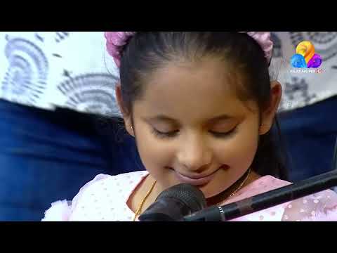 Alveena in Comedy Utsavam Flowers TV.