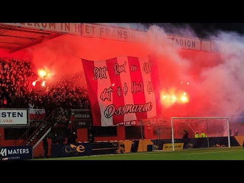 Crazyside TOP Oss - FC Den Bosch 08.03.24 Oss Fanatics 🇳🇱 Derby Corteo Pyro Tifo Ultras Vuurwerk NL