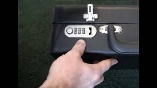 How to Open a 3-Dial Combination Lock Briefcase