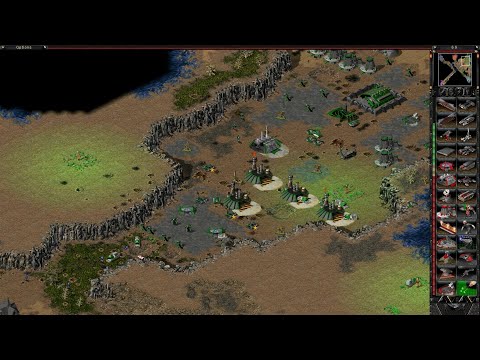 C&C Tiberian Sun 1 vs 5 TEAMED HARD AI (Skirmish) (Tech Level 10) (NOD)