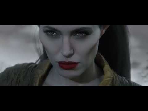 Maleficent Dream trailer frame with Lana Del Rey Once Upon a Dream and Angelina Jolie as Maleficent