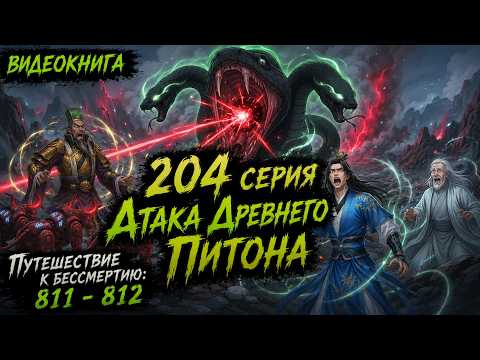 Путешествие к бессмертию 204 серия | Главы 811 - 812. Нападение Древнего Питона