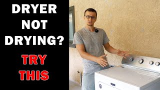 Dryer Not Drying Clothes: The Cause and the Solution