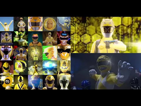 power rangers all forever yellow rangers