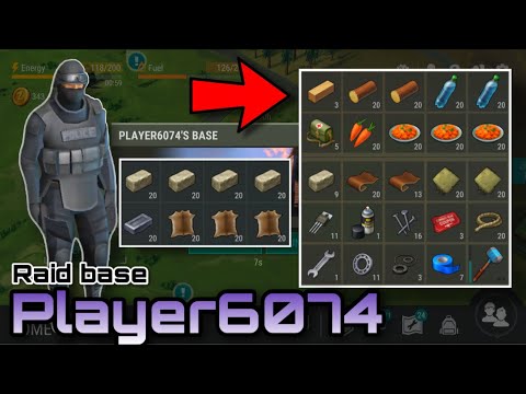 Raid base Player6074 | RaidTime ปล้นกันเถอะ | LDOE | Last day on earth : Survival