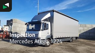 Грузовик штора Mercedes-Benz Atego 1224 4X2 12tonner 280cm height box 1500kg Ladebordwand Aut | Изображение 4 - Autoline