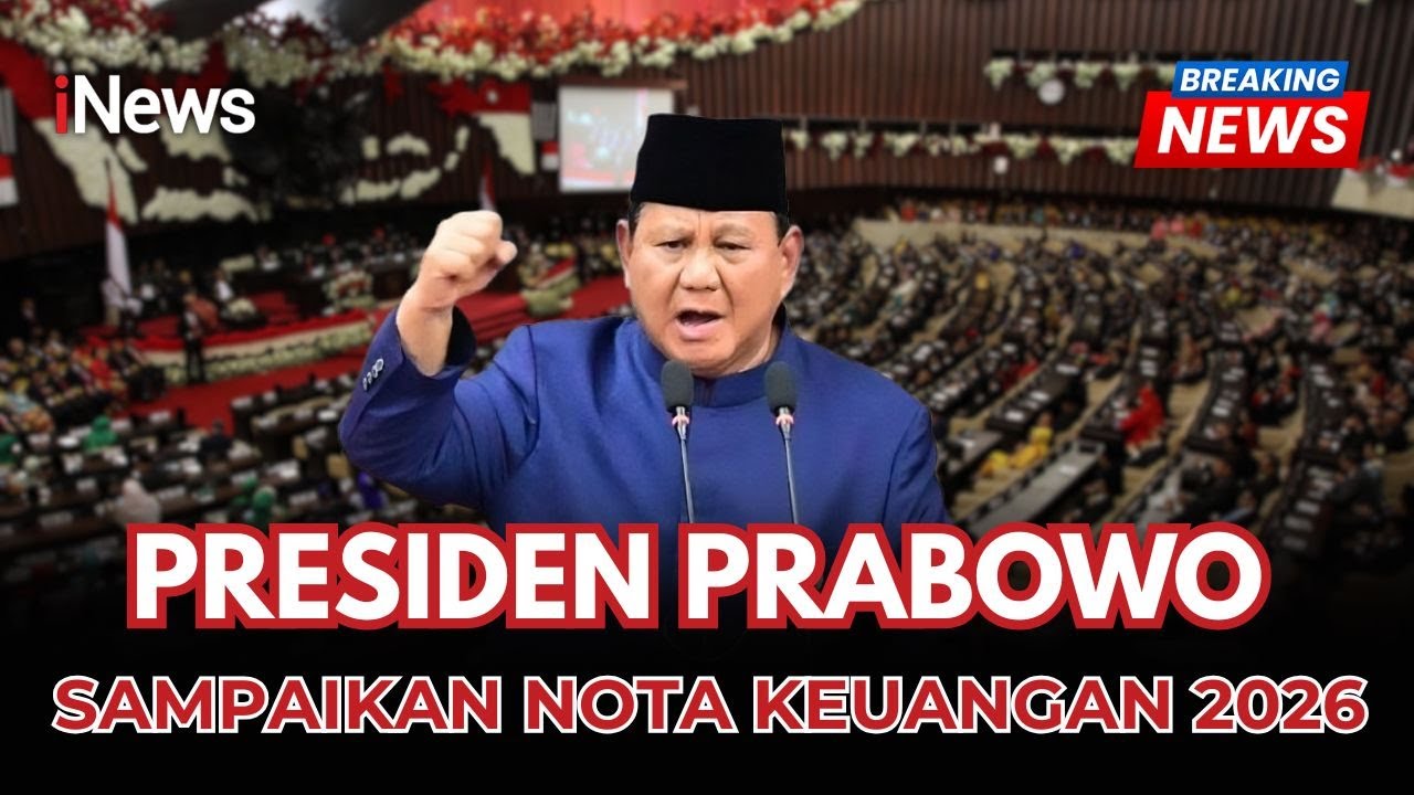 🔴BREAKING NEWS Presiden Prabowo Sampaikan Nota Keuangan 2026 | 15/08