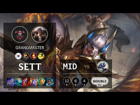 Sett Mid vs Fizz - KR Grandmaster Patch 11.3