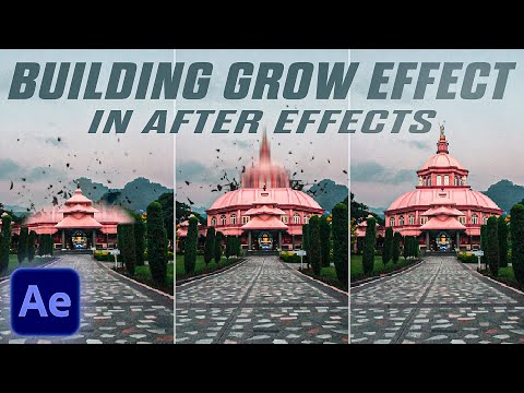 How to create Building Grow Effect in After Effects | Building Grow Effect in After Effects