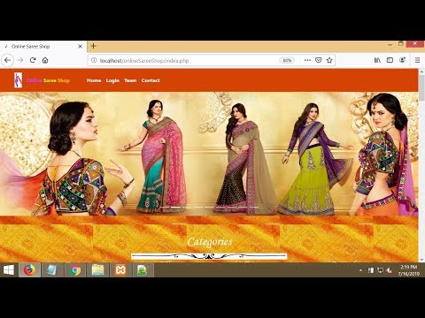 Saree Shop Project | PHP MYSQL Bootstrap | By Pankaj Panjwani