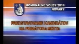 preview picture of video 'Novaky - predvolebna kampan - TV diskusia kandidatov na primatora'