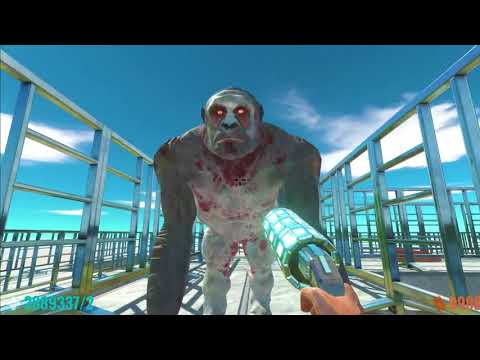 PULSE BLASTER FPS PERSPECTIVE DEATH RUN - Animal Revolt Battle Simulator