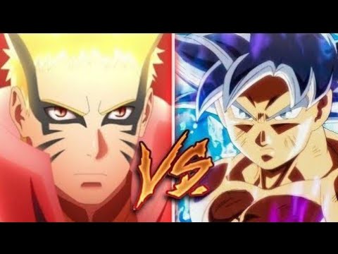 Naruto Baryon mode Vs Goku Ultra instinct