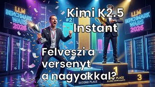 Kimi K2.5: a Moonshot AI legújabb, nyílt forráskódú, natív multimodális modellje. Instant mód teszt