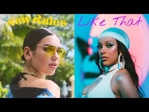 Doja Cat x Dua Lipa - New Rules, Like That (Mashup)