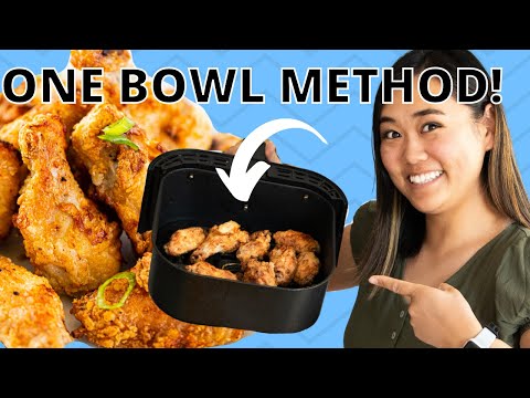 ULTRA CRISPY Air Fryer Fried Chicken Wings - NO BRINE!