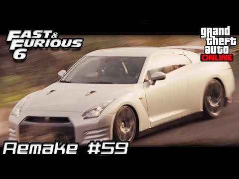 Fast and Furious 6 - Brian's 2011 Nissan GT-R R35 (GTA Online Annis Elegy)