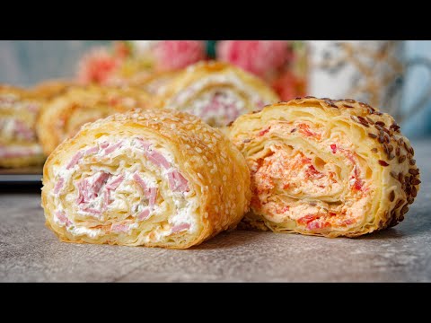 Salty rolls for dinner or as an appetizer - you will delight both the housemates and the guests