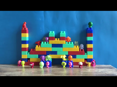 Brincando e aprendendo: castelo para Gogos com blocos de montar