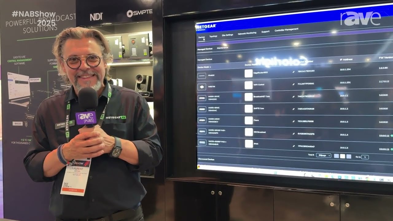 NETGEAR AV at NAB 2025 - NETGEAR Engage Controller Demonstration