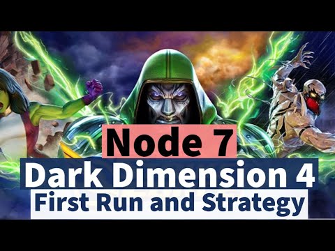 Dark Dimension 4: Node 7 - One Shot First Attempt! | DD4 Guide | Marvel Strike Force - Free to Play
