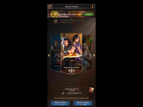 SX11 Seasonal Recruitment - Rise Of Empires Ice & Fire