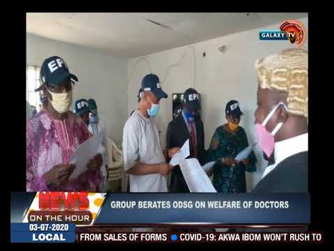 Group Berates ODSG Over Welfare Of Doctors