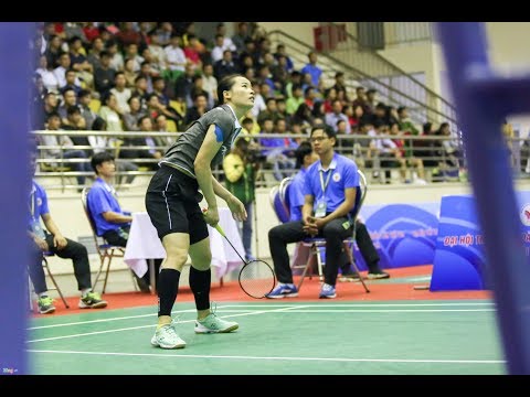Bán kết đồng đội nữ Đại hội TDTT Toàn quốc 2018: Thùy Linh (Đà Nẵng) vs Vân Anh (Thái Bình)