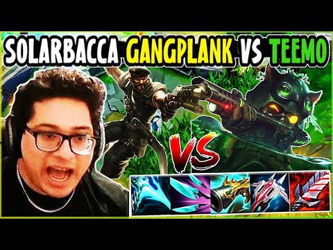SOLARBACCA Gangplank Vs Teemo Top - NA Grandmaster - Patch 14.9