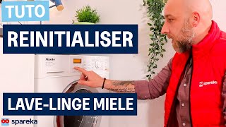 Comment réinitialiser une machine à laver MIELE ? (Mode SAV, paramétrage et test)