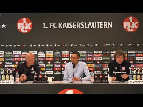 Uerdingerblock 1.FC Kaiserslautern - KFC Uerdingen 05 Pressekonferenz