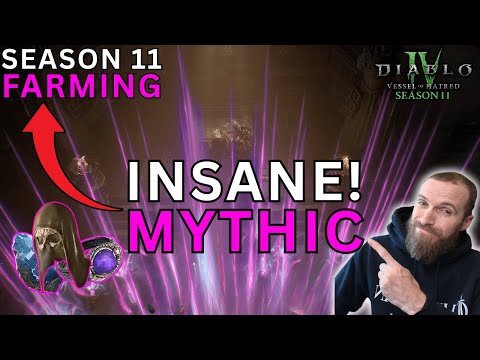 Most INSANE Mythic Farm Yet In Diablo 4 Season 11!
